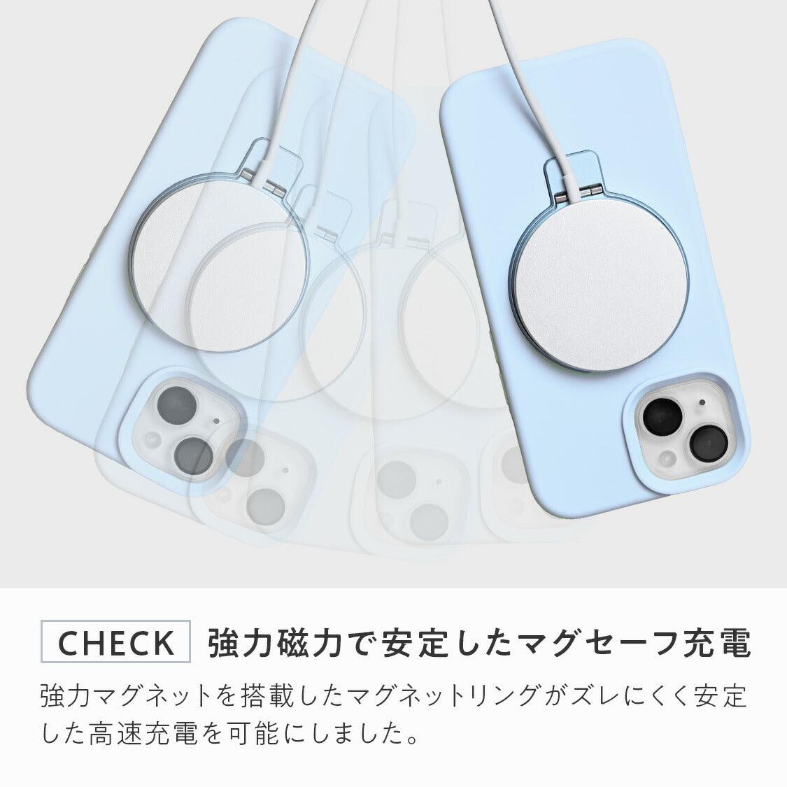 iPhone 17 17 Air 17 Pro 17 Pro Max 対応 縦置き 横置き MagSafe リング付き iPhone ケース パステル 淡色 かわいい レディース パステル 12 13 14 15 16 |スムースシリコンマグセーフ 強力磁石