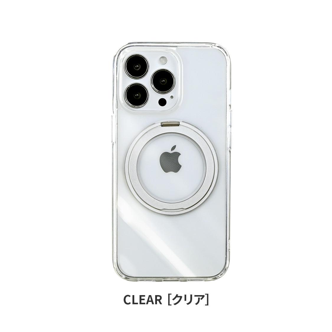 iphone 17 ケース MagSafe対応 強力 マグセーフ対応 ワイヤレス充電対応 リングスタンド スマホリング 落下防止 リング付き 360度回転 360° クリアケース 透明 背面クリア シンプル 推し活 iPhone13 14 15 16 Pro ProMax Plus 透明 クリア
