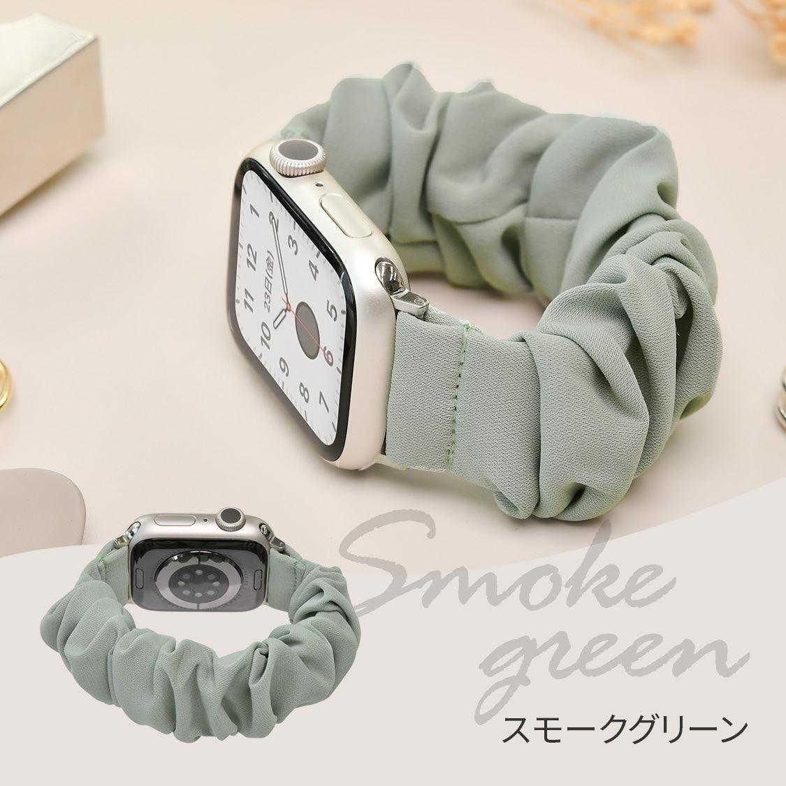 【シリーズ11・SE3対応】寝る時 着けやすい シュシュ アップルウォッチバンド|chouchou band シュシュバンド