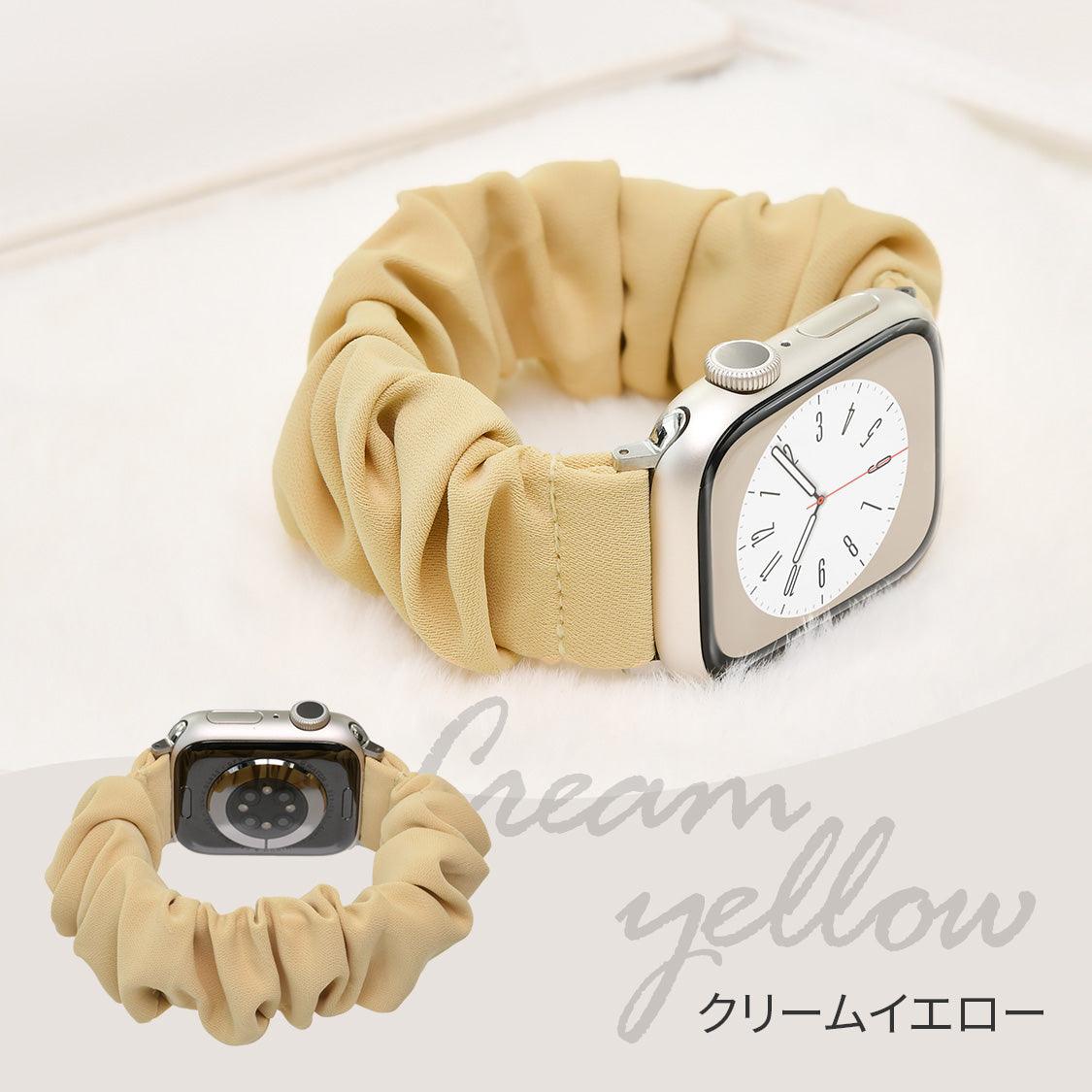 【シリーズ11・SE3対応】寝る時 着けやすい シュシュ アップルウォッチバンド|chouchou band シュシュバンド