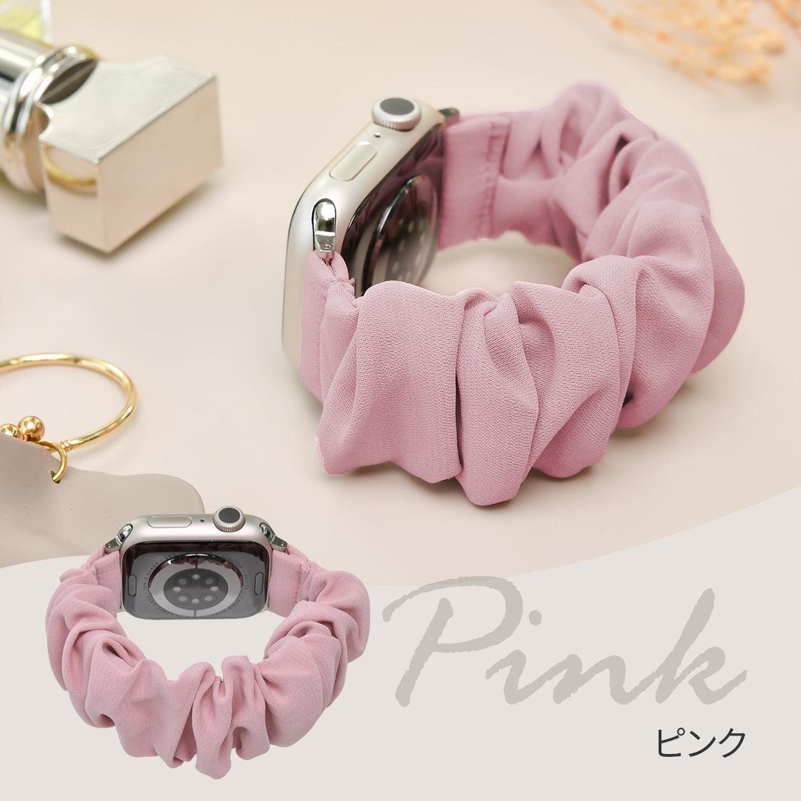 【シリーズ11・SE3対応】寝る時 着けやすい シュシュ アップルウォッチバンド|chouchou band シュシュバンド