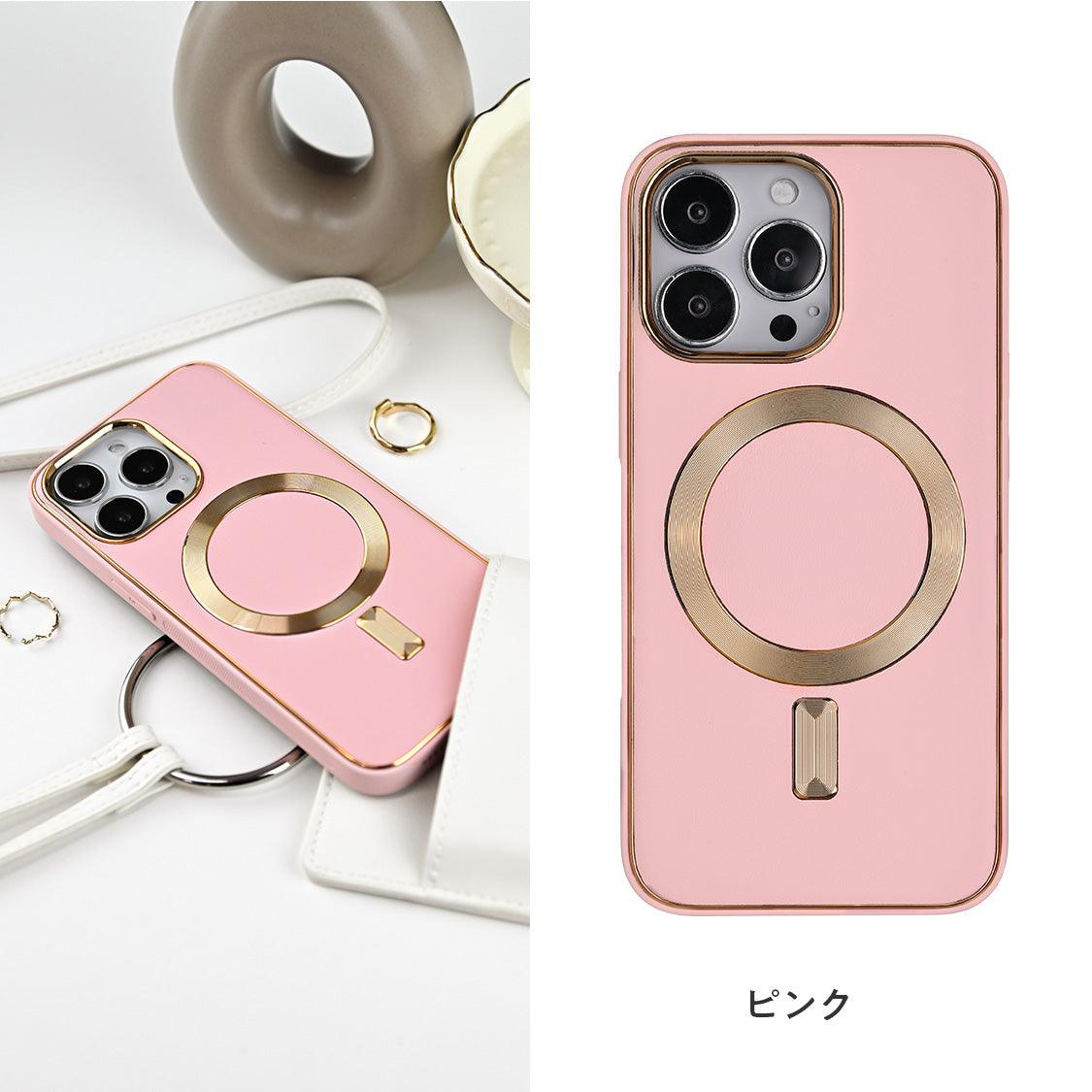 女性におすすめ 大人っぽ おしゃれ iPhone レザー ケース 12 13 14 pro plus promax 【 マグセーフ 対応 】 | レザーマグセーフケース