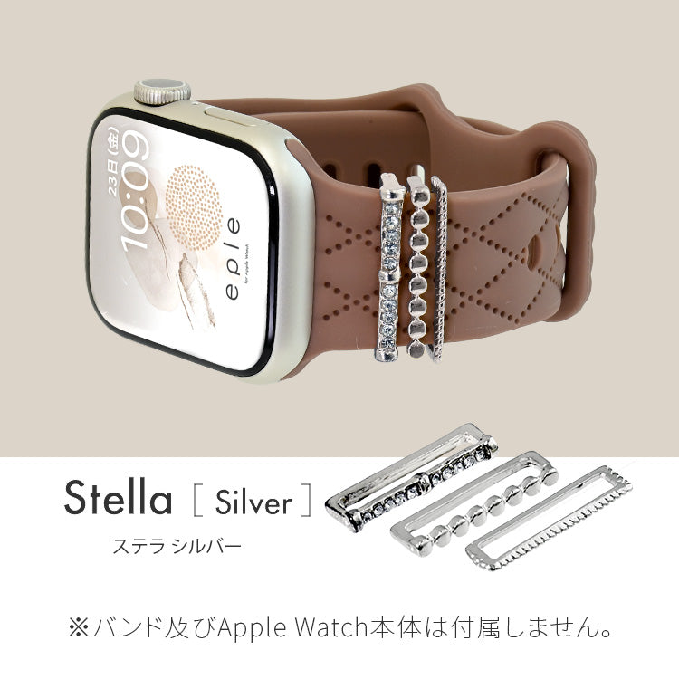 アップルウォッチ チャーム かわいい バンド アクセサリー AppleWatch ウルトラ 10 9 8 7 6 SE 5 4 3 2 1 おしゃれ ゴールド シルバー | アクセサリー チャーム