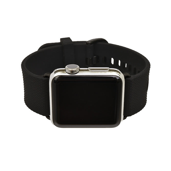 AppleWatch ( アップルウォッチ ) シリコン バンド 洗える 柔らかい スポーツ ジム スタイリッシュ ビジネス モノトーン 女性 男性 シンプル 38 40 41 42 44 45 mm | ライフィット
ブラック 黒
