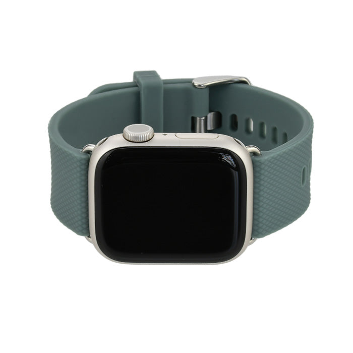 AppleWatch ( アップルウォッチ ) シリコン バンド 洗える 柔らかい スポーツ ジム かわいい 大人可愛い 女性 男性 シンプル 38 40 41 42 44 45 mm | ライフィット
くすみ ボタニカルグリーン グリーン 緑