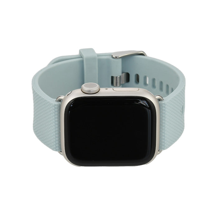 AppleWatch ( アップルウォッチ ) シリコン バンド 洗える 柔らかい スポーツ ジム かわいい 大人可愛い 女性 男性 シンプル 38 40 41 42 44 45 mm | ライフィット
くすみ アイスブルー ブルー 水色