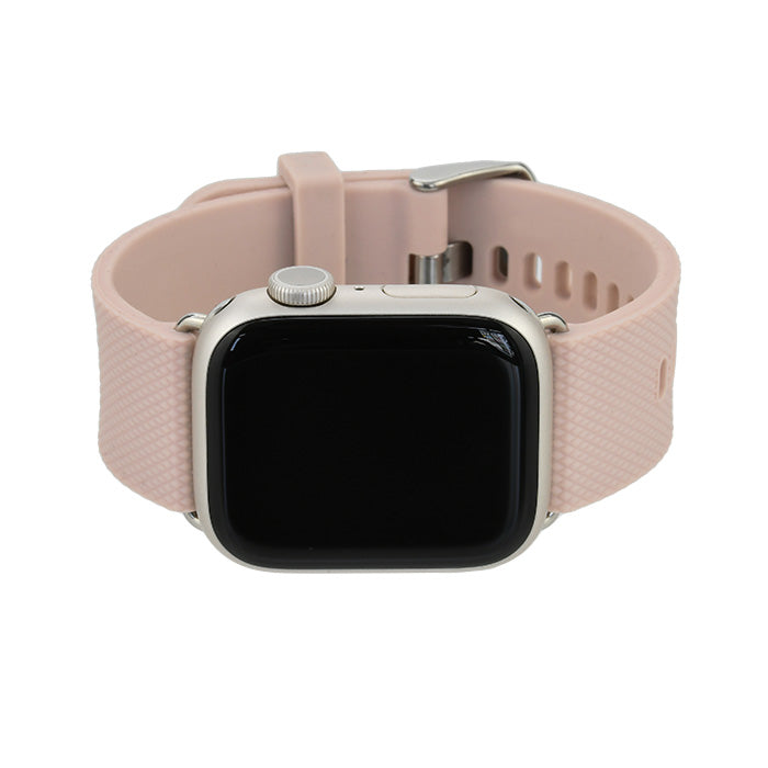 AppleWatch ( アップルウォッチ ) シリコン バンド 洗える 柔らかい スポーツ ジム かわいい 大人可愛い 女性 男性 シンプル 38 40 41 42 44 45 mm | ライフィット
くすみ ピンク 桃色 ピンクサンド