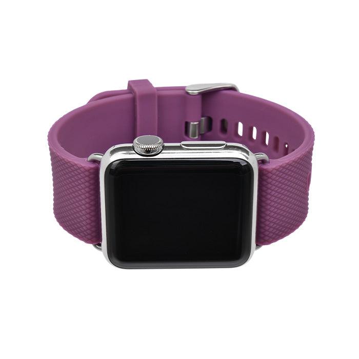 AppleWatch ( アップルウォッチ ) シリコン バンド 洗える 柔らかい スポーツ ジム キャンプ アウトドア カジュアル メンバーカラー 岸優太 男性 シンプル 38 40 41 42 44 45 mm | ライフィット 紫 パープル