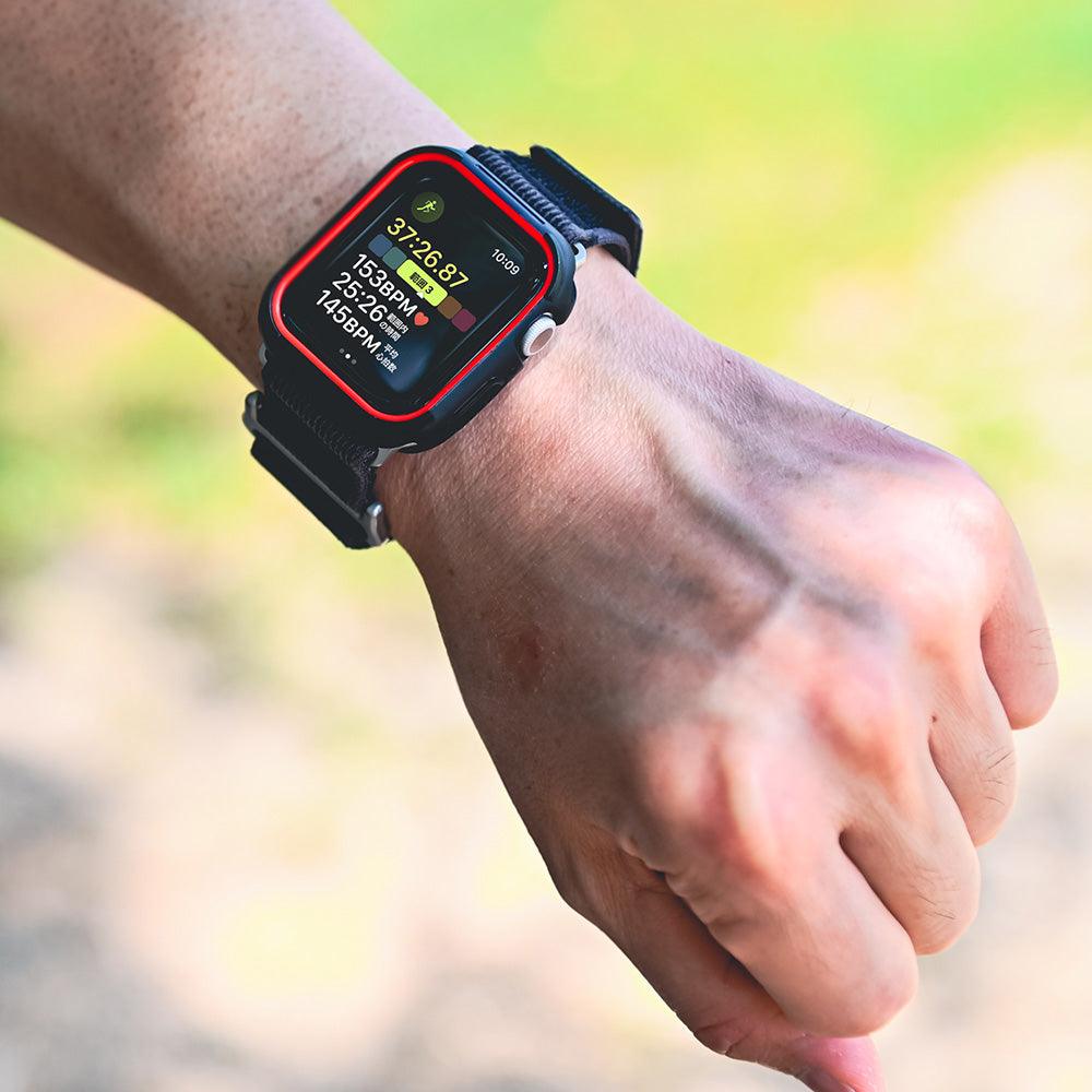 通気性抜群の軽量 軽い 洗える アップルウォッチナイロンバンドAppleWatch ( アップルウォッチ ) ナイロン バンド ジム ランニング マラソン 登山 ハイキング アウトドア スポーツ 女性 男性 |eple アスリートループ