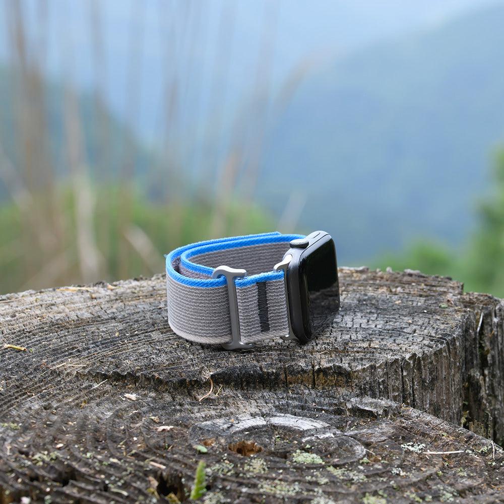 通気性抜群の軽量 軽い 洗える アップルウォッチナイロンバンドAppleWatch ( アップルウォッチ ) ナイロン バンド ジム ランニング マラソン 登山 ハイキング アウトドア スポーツ 女性 男性 |eple アスリートループ