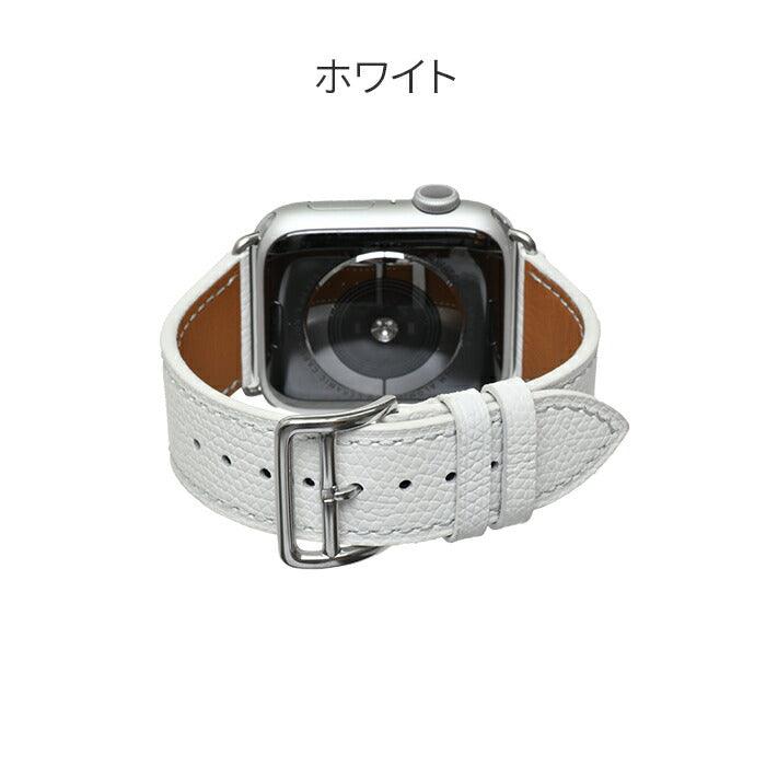 アップルウォッチ Apple watch バンド ベルト 42mm 44mm 45mm 革 本革レザー 男性 ブランド メンズ レディース 女性 人気|りんご堂-ホワイト・白