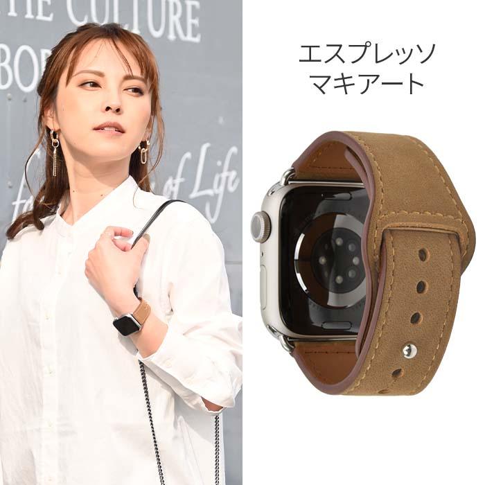 【シリーズ11・SE3対応】AppleWatch( アップルウォッチ )革 レザー バンド |eple スマートレザーバンドプレミアム