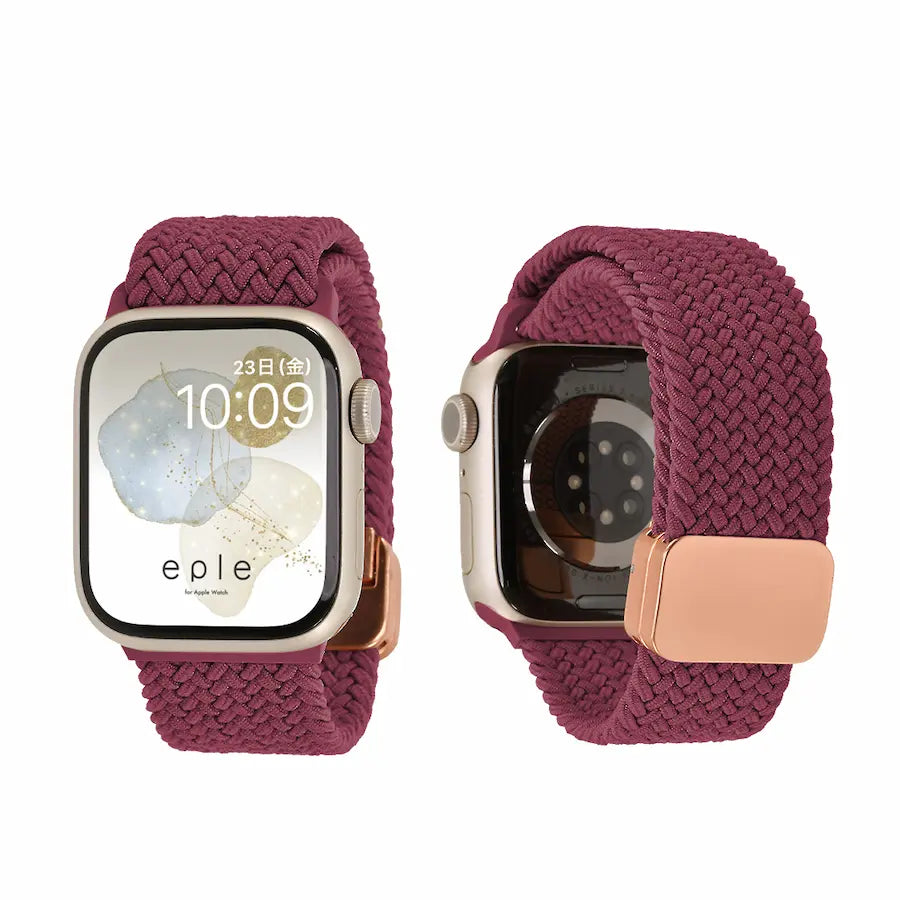 アップルウォッチ バンド 蒸れない マグネット 磁石 くすみ カラー ナイロン applewatch バンド アップルウォッチバンド 38mm 42mm 40mm 44mm 45mm 46mm 49mm ウルトラ アップルウォッチ10 アップルウォッチ9 アップルウォッチ8 アップルウォッチ7 アップルウォッチ6 アップルウォッチSE アップルウォッチ5 4 3 2 applewatchband おしゃれかわいい
ディープレッド 赤紫