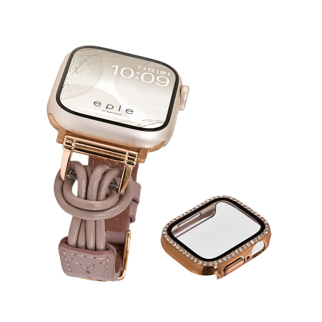 華奢 見え 大人 かわいい 本革 AppleWatch ( アップルウォッチ ) レザー バンド 38 40 41 42 44 45 46 49 mm |フィーネシングル