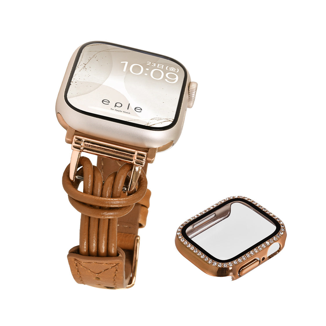 華奢 見え 大人 かわいい 本革 AppleWatch ( アップルウォッチ ) レザー バンド 38 40 41 42 44 45 46 49 mm |フィーネシングル