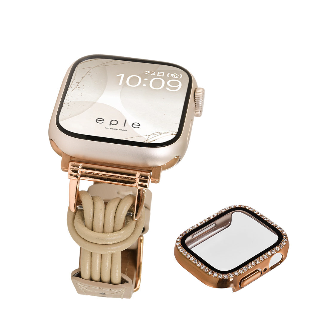 華奢 見え 大人 かわいい 本革 AppleWatch ( アップルウォッチ ) レザー バンド 38 40 41 42 44 45 46 49 mm |フィーネシングル
