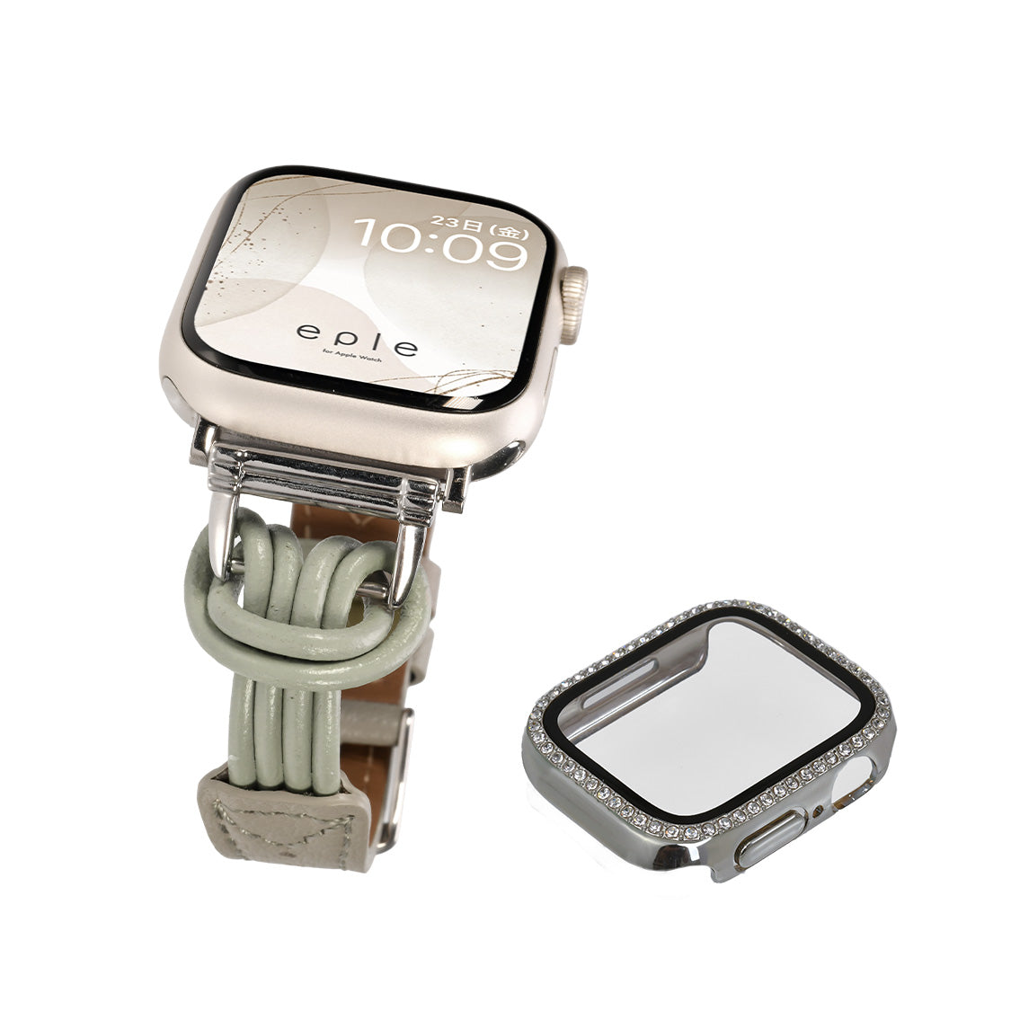 華奢 見え 大人 かわいい 本革 AppleWatch ( アップルウォッチ ) レザー バンド 38 40 41 42 44 45 46 49 mm |フィーネシングル