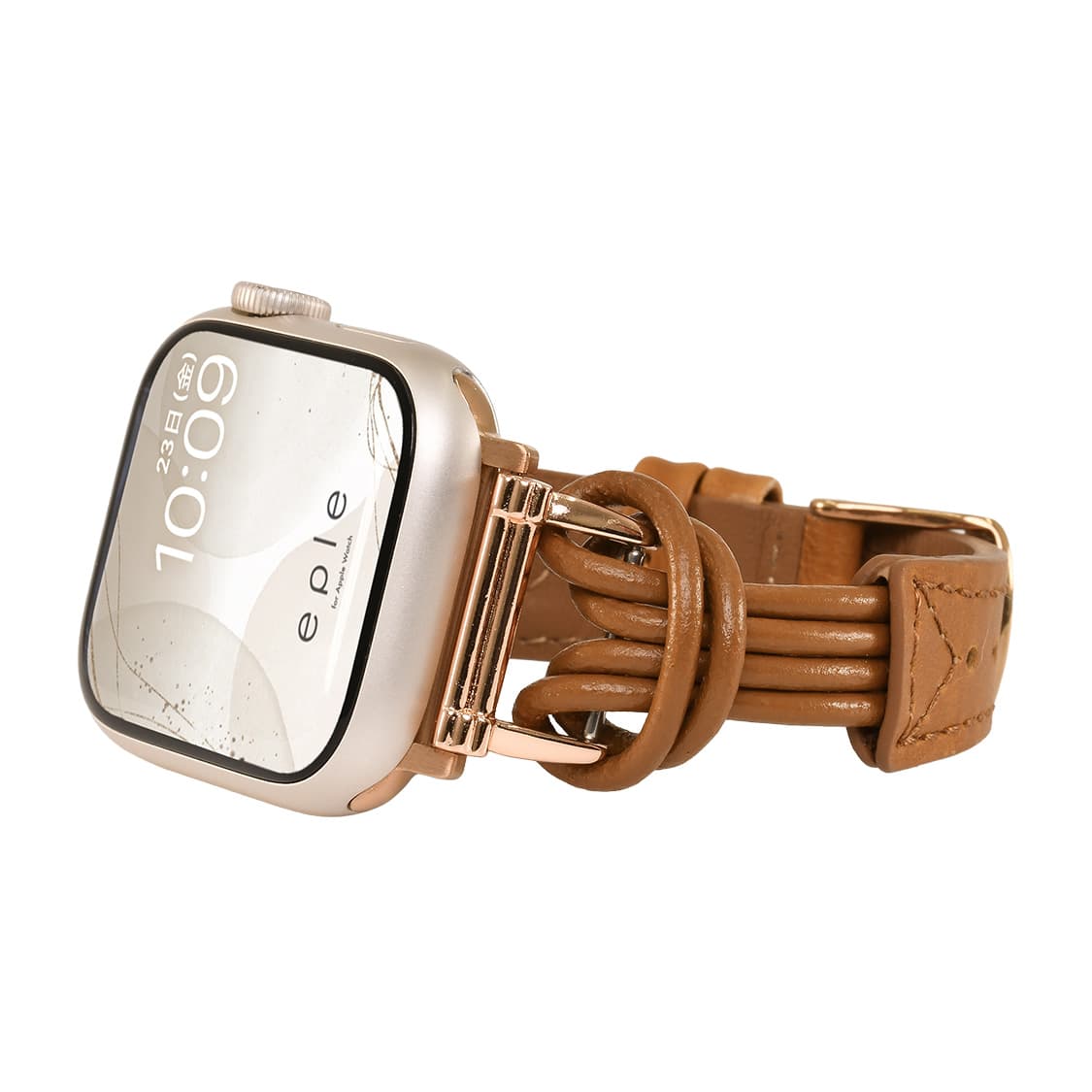 【シリーズ11・SE3対応】華奢 見え 大人 かわいい 本革 AppleWatch ( アップルウォッチ ) レザー バンド 38 40 41 42 44 45 46 49 mm |フィーネシングル