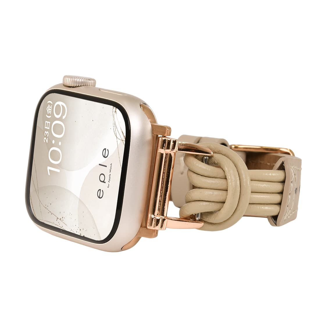 【シリーズ11・SE3対応】華奢 見え 大人 かわいい 本革 AppleWatch ( アップルウォッチ ) レザー バンド 38 40 41 42 44 45 46 49 mm |フィーネシングル