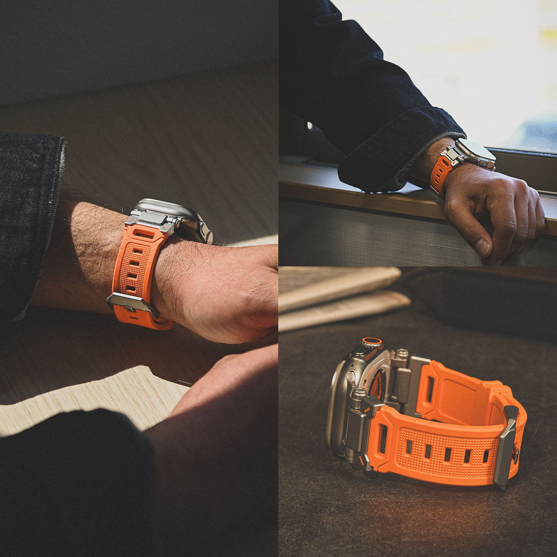 AppleWatch ( アップルウォッチ ) バンド TPU 素材 耐久性 スポーツ アウトドア カジュアル おしゃれ おすすめ メンズ ウルトラ ベルト | ソリッド カタナ