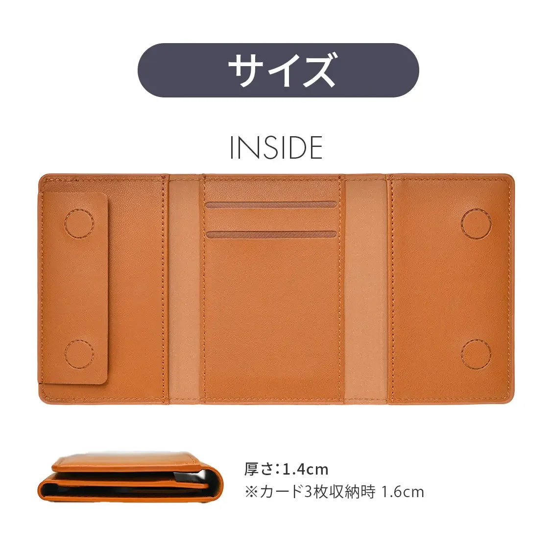 スマホ iPhone 背面 カードケース マグセーフ対応 レザー カード入れ 収納 メンズ おしゃれ スタンド マグネット MagSafe @マグポケ