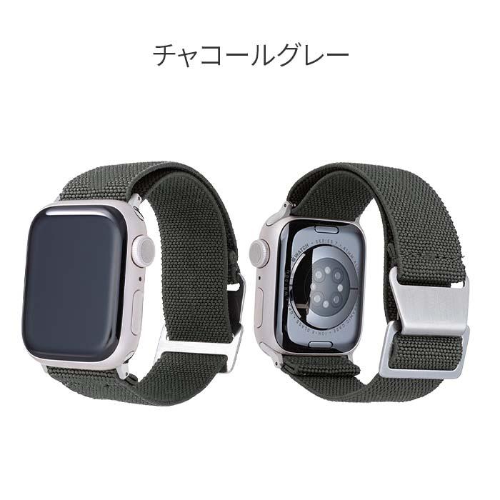 アップルウォッチバンドスポーツapplewatchナイロンスポーツベルトスマートウォッチスポーツバンドメンズレディースおしゃれシンプルapplewatchseries4【 38mm/40mm/41mm 兼用 】と 【 42mm/44mm/45mm 兼用 】の2種類です。Series1/2/3/4/5/6/SE/ウルトラ/ウルトラ2対応|マリーンナショナル2|チャコールグレー