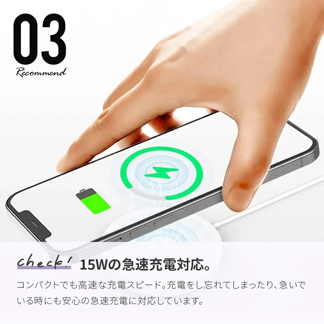 【3in1】 iPhone 、 Apple Watch 、 Airpods 用 持ち運び ワイヤレス 同時充電器 アイフォン エアーポッズ アップルウォッチ スマホ充電器|モビー