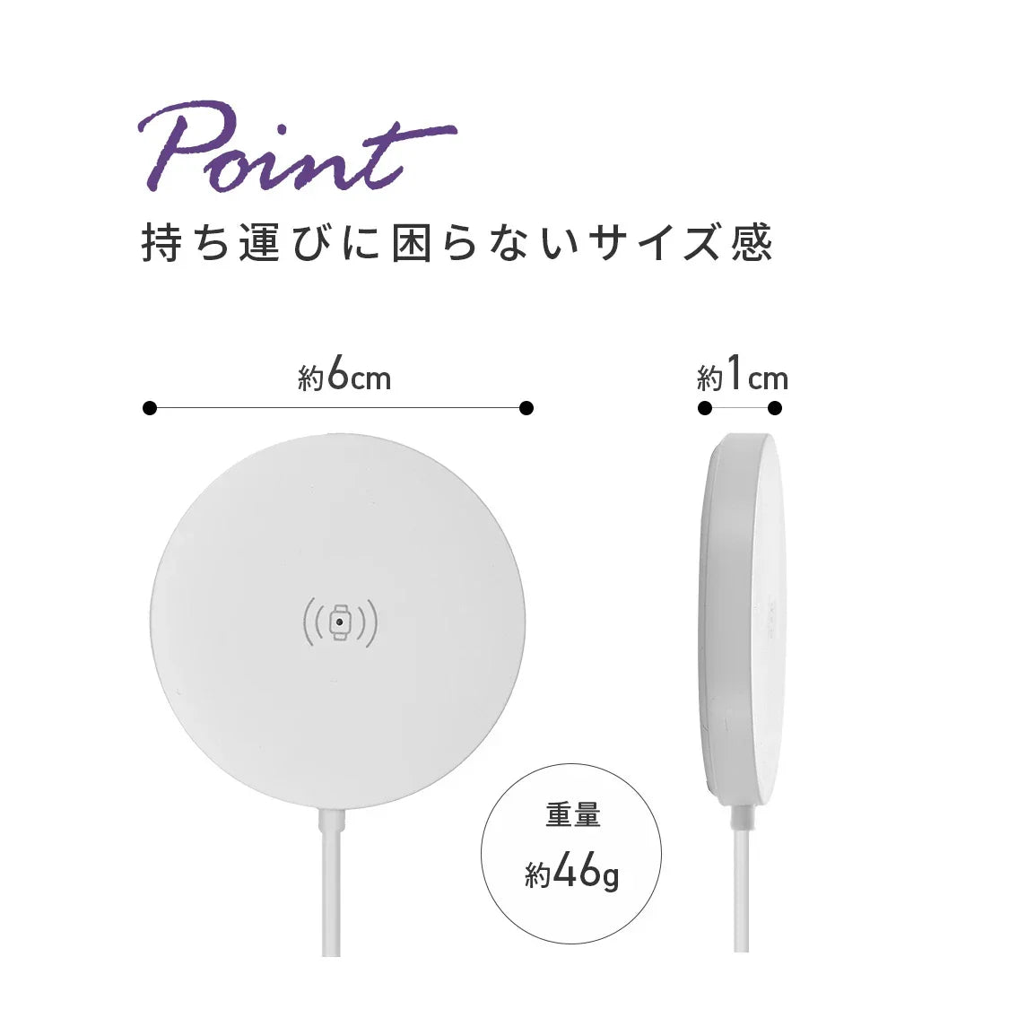 【3in1】 iPhone 、 Apple Watch 、 Airpods 用 持ち運び ワイヤレス 同時充電器 アイフォン エアーポッズ アップルウォッチ スマホ充電器|モビー