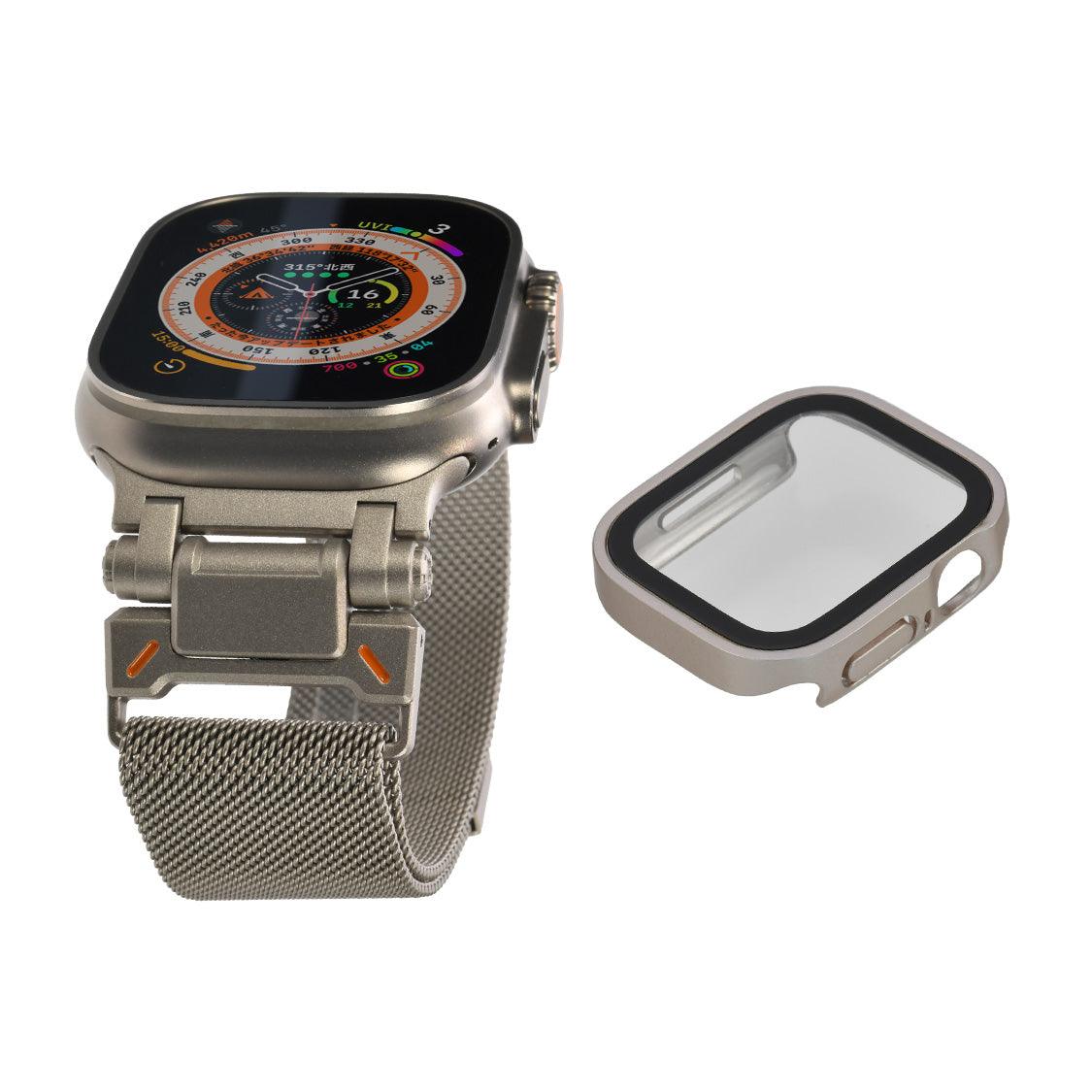 【シリーズ11・SE3・Ultra3対応】マグネット ステンレス メッシュ アップウォッチバンド メンズ Apple Watch ベルト | カタナ現世