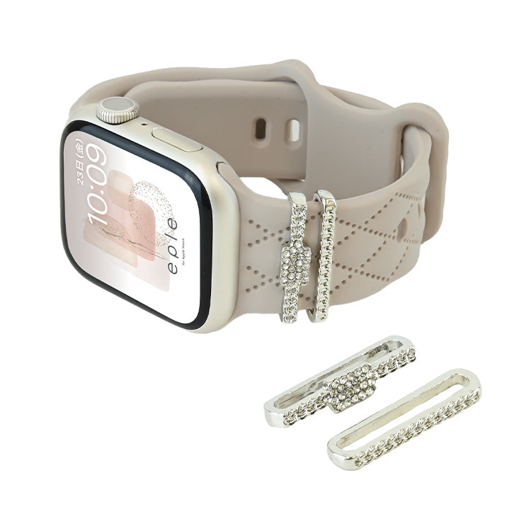 アップルウォッチ チャーム かわいい バンド アクセサリー AppleWatch ウルトラ 10 9 8 7 6 SE 5 4 3 2 1 おしゃれ ゴールド シルバー | アクセサリー チャーム
