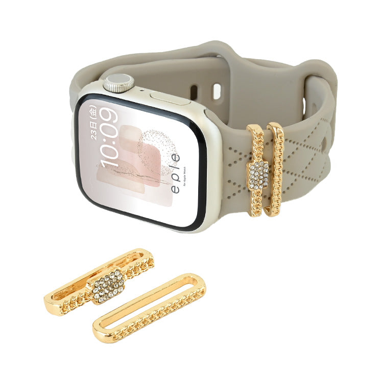 アップルウォッチ チャーム かわいい バンド アクセサリー AppleWatch ウルトラ 10 9 8 7 6 SE 5 4 3 2 1 おしゃれ ゴールド シルバー | アクセサリー チャーム
