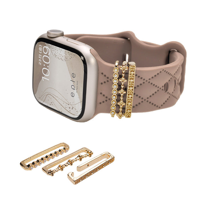 アップルウォッチ チャーム かわいい バンド アクセサリー AppleWatch ウルトラ 10 9 8 7 6 SE 5 4 3 2 1 おしゃれ ゴールド シルバー | アクセサリー チャーム