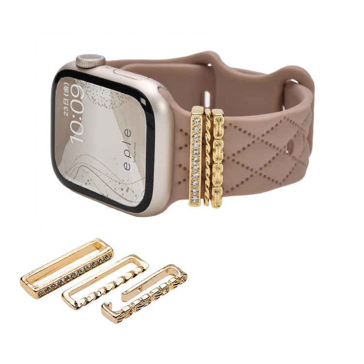 アップルウォッチ チャーム かわいい バンド アクセサリー AppleWatch ウルトラ 10 9 8 7 6 SE 5 4 3 2 1 おしゃれ ゴールド シルバー | アクセサリー チャーム