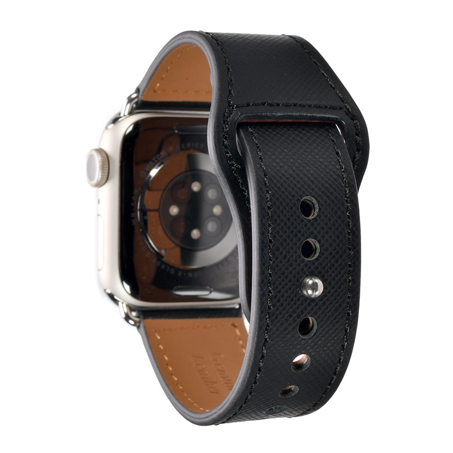 【全24色】 本革 レザー アップルウォッチ バンド Apple Watch ベルト 金属アレルギー対応 シンプル | スマートレザーバンド