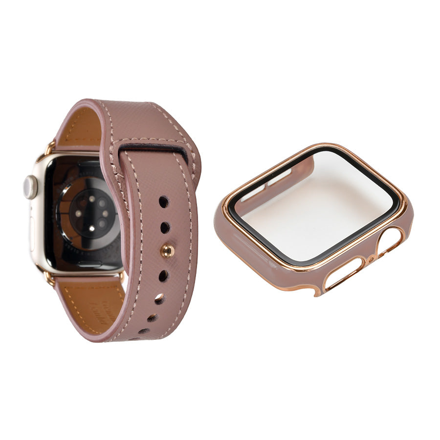 【全24色】 本革 レザー アップルウォッチ バンド Apple Watch ベルト 金属アレルギー対応 シンプル | スマートレザーバンド