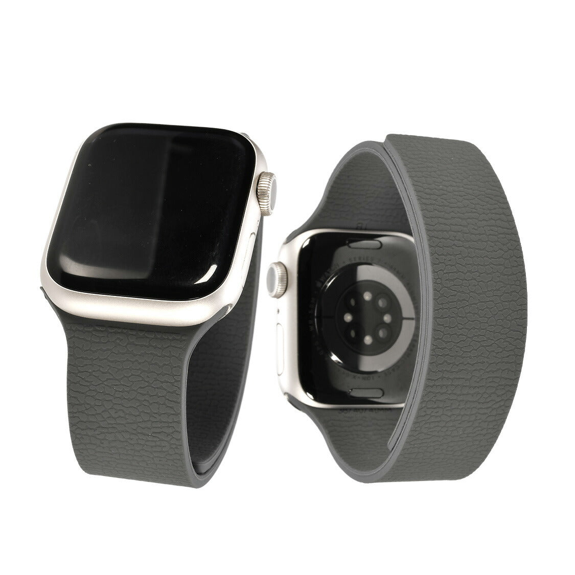 【シリーズ11・SE3対応】マグネットで簡単着脱 Apple Watch(アップルウォッチ)バンド シリコン 金属アレルギー対応 | スムーシー