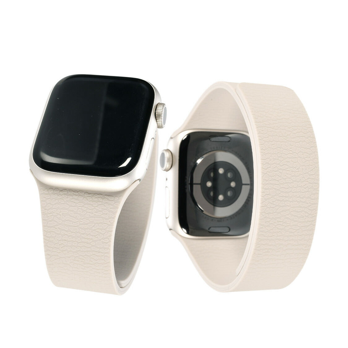 【シリーズ11・SE3対応】マグネットで簡単着脱 Apple Watch(アップルウォッチ)バンド シリコン 金属アレルギー対応 | スムーシー