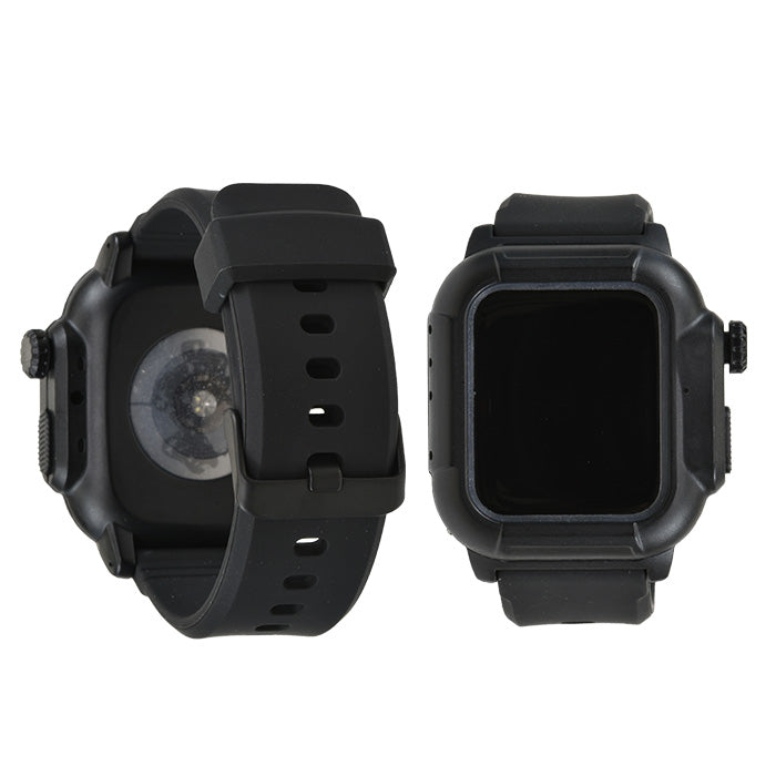 AppleWatch ( アップルウォッチ ) バンド スポーツ アウトドア おすすめ シリコン 一体型 ベルト 40mm 44mm |タフネス スポーツ