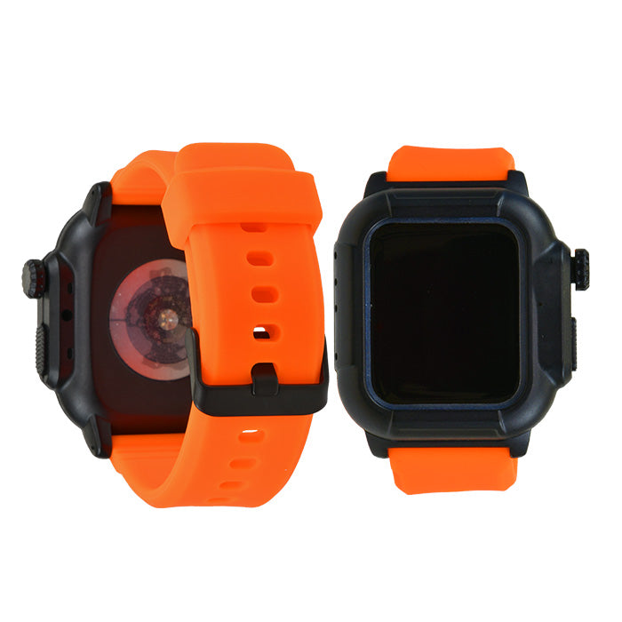 AppleWatch ( アップルウォッチ ) バンド スポーツ アウトドア おすすめ シリコン 一体型 ベルト 40mm 44mm |タフネス スポーツ
