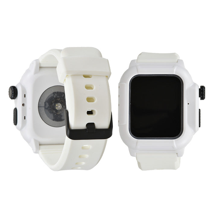 AppleWatch ( アップルウォッチ ) バンド スポーツ アウトドア おすすめ シリコン 一体型 ベルト 40mm 44mm |タフネス スポーツ