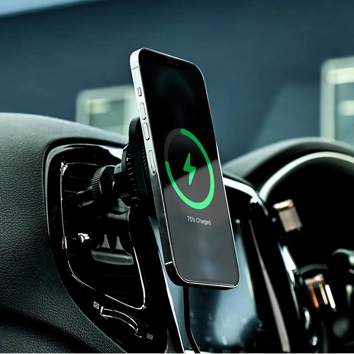車載ワイヤレス充電器 20w 車載ホルダー スマホホルダー MagSafe iPhone 16/15/14/13/12 |マグセーフカーチャージャー