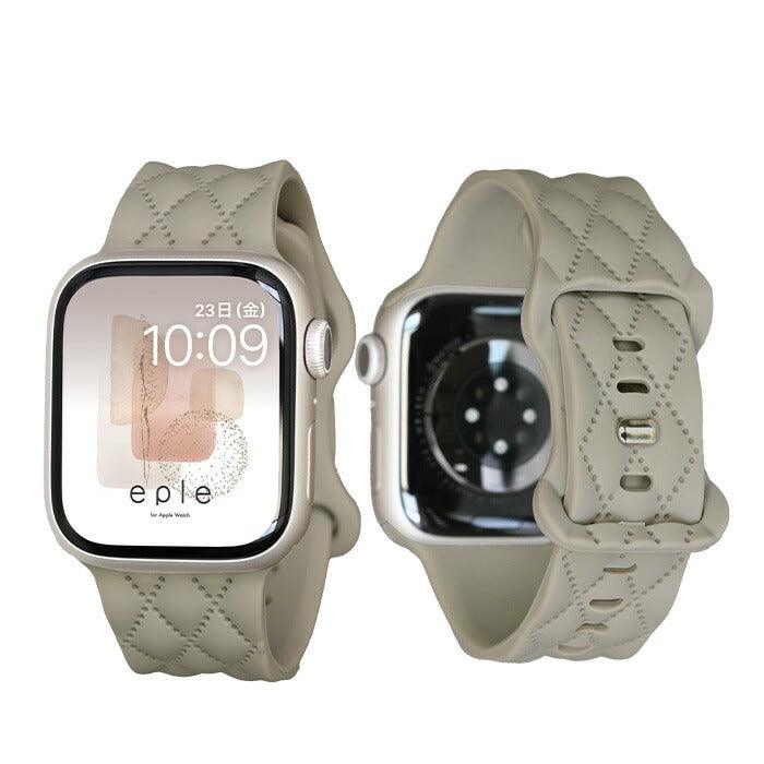 Apple Watch バンド アップルウォッチ ベルト シリコン 女性 レディース 人気 かわいい 金属アレルギー くすみ マトラッセ apple watch series 10 x 9 8 SE2 7 SE 6 5 4 3 対応 38 40mm 41mm 42mm 44mm 45mm 46mm グレー くすみ トープグレージュ