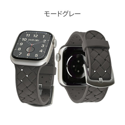 【Apple Watch バンド 41/40/38mm】シリコンバンド (グレー、ブラック) for Apple Watch SE(第2/1世代)/Series9/8/7/6/5/4/3/2/1