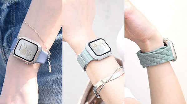 【水色・ミント・ブルー系】Apple Watchシリコンバンド＆ケース 爽やかおすすめ4選