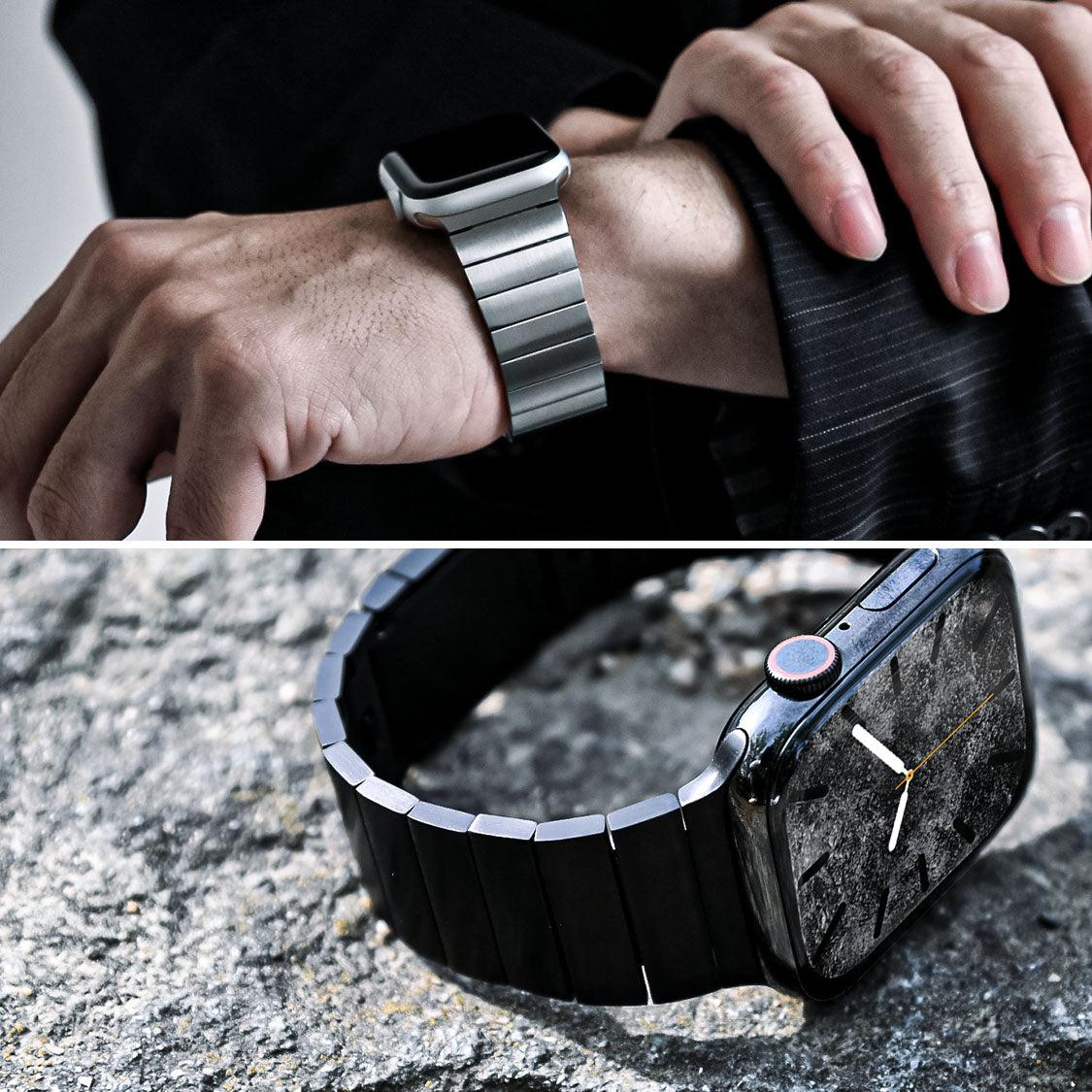 アップルウォッチ バンド ステンレス メンズ マグネット ベルト apple watch series 10 9 8 SE 2 7 SE 6 5 4 3 ULTRA 対応 おしゃれ 磁石 38mm 40mm 41mm 42mm 44mm 45mm 49mm ソリッドエース  2
