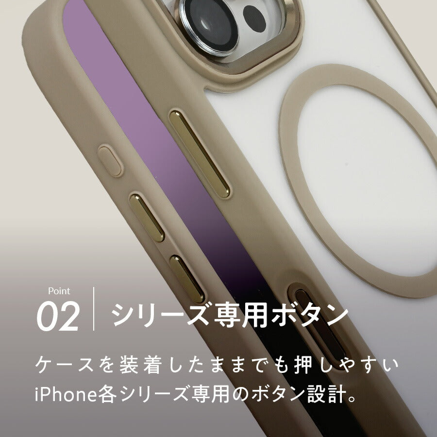 iPhone 16 対応 】大人っぽ 透明 クリア MagSafe iPhoneケース｜グレイスフルマグセーフ – スマホ堂×りんご堂