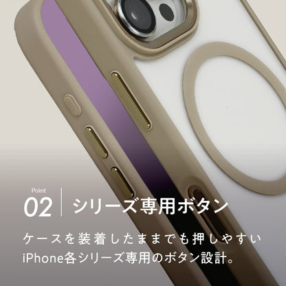 グレイスフルマグセーフ｜大人っぽクリアiPhoneケース【iPhone16対応】