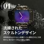 ごつい 一体型 Apple Watch バンド 44mm 45mm 49mm シリコン TPU ケース付き 頑丈な メンズ 男性 ベルド スポーツバンド アウトドア 登山 キャンプ Series ULTRA3  11 10 9/8/7 46mm 45mm SE3 SE2/6/5/4/SE 44mm Ultra 49mm 42mm  対応 耐衝撃性 防水 落下防止 装着簡単 Watch 保護 高級 メンズ 人気 3枚目の画像