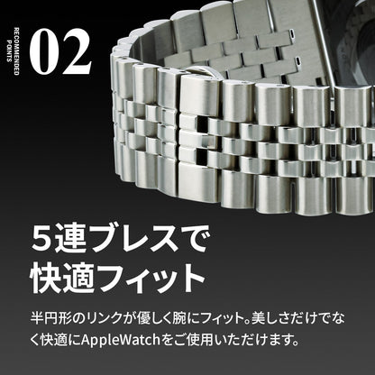 ソリッドクロニクル | AppleWatch  ステンレスバンド