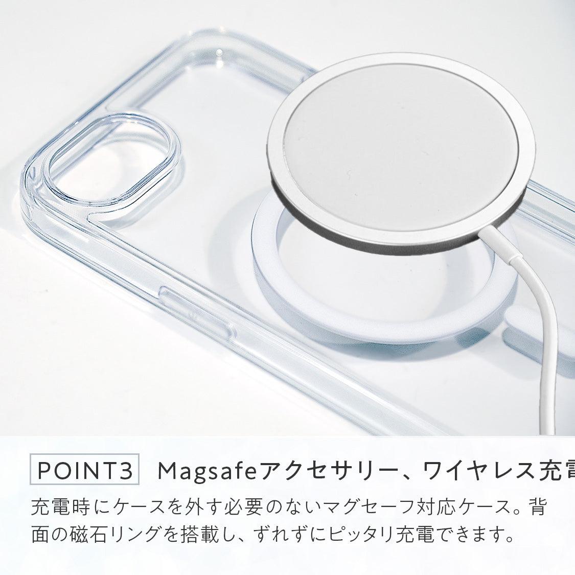 iPhone 17シリーズ・16e用 clear クリア ケース MagSafe 透明 おしゃれ 大人 TPU 耐久性 強い | イークリアマグセーフケース
